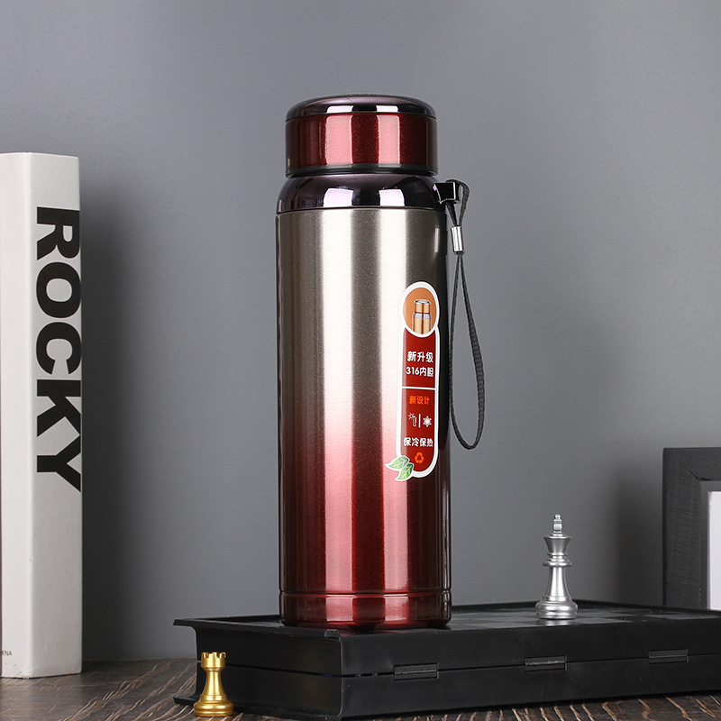 316不锈钢运动水壶 户外带提绳车载便携星星壶大容量真空保温杯详情18