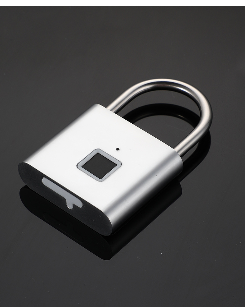 Intelligent fingerprint padlock, outdoor waterproof and anti-rust padlock, intelligent electronic padlock head, door anti-theft password lock, cabinet pic 14