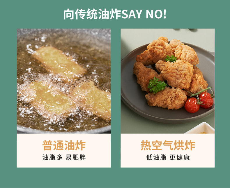 Wholesale air fryers, large-capacity household electric fryers, fully automatic French fries machines, air fryers pic 9