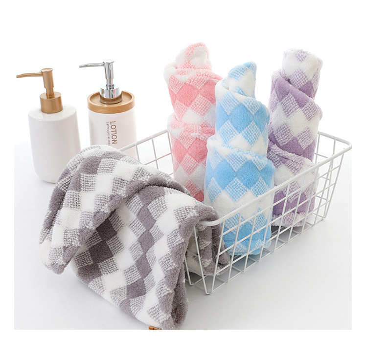 【 Chi Jia 】 Coral Fleece dry hair cap, Absorbent shampoo towel, Hair drying headscarf, cute shower cap, dry hair towel pic 11