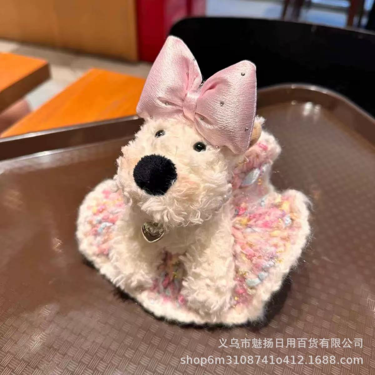 汽车优品西高地小狗毛绒玩具公仔娃娃玩偶包包钥匙扣挂件盲盒礼物详情7