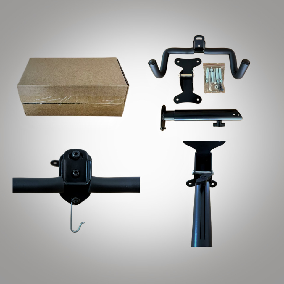 Mountain bike, bicycle wall hook, household indoor metal folding parking rack accessories, helmet hanging pic 2