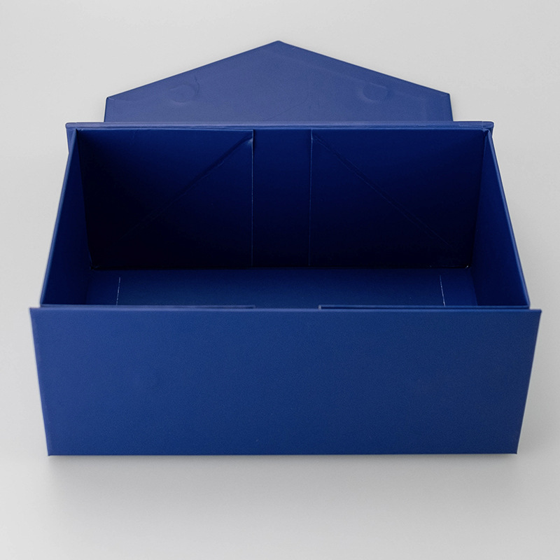 White seven-color folding gift box with printing and transportation space, flip-top gift box, in-stock packaging paper box pic 7