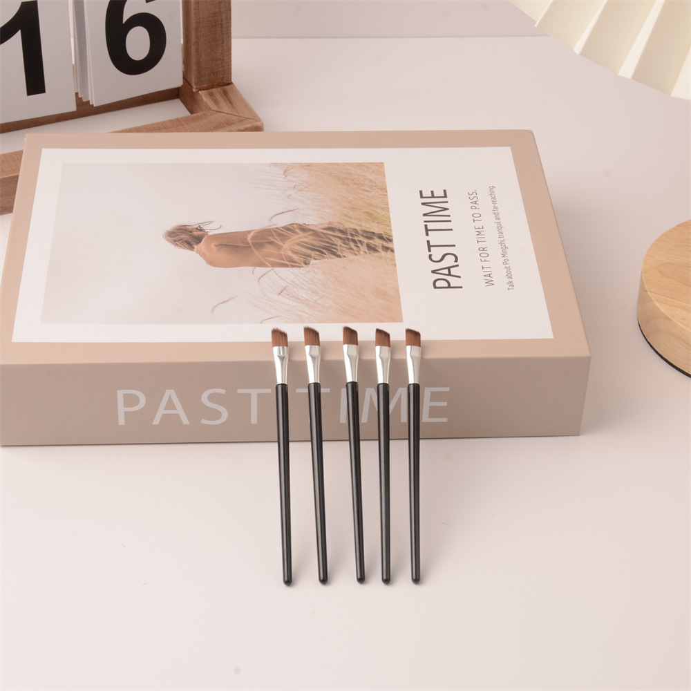 新款单支眼影刷斜头刷迷你便携式扁头眼影棒唇刷美妆工具厂家直销详情11