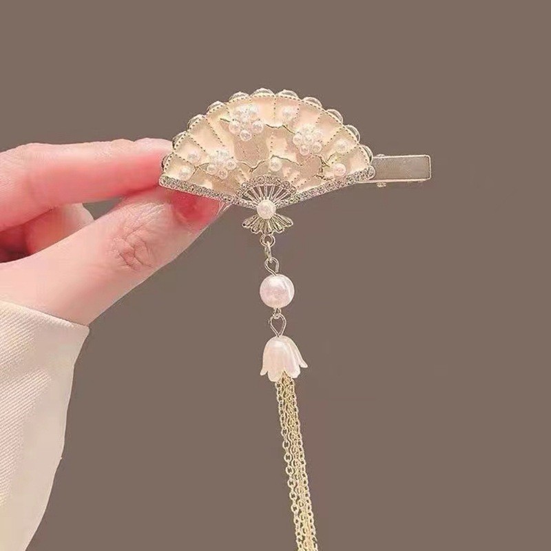 新款蝴蝶结鸭嘴夹义乌配饰高级感小香风发夹无痕小众款边夹儿童款详情20