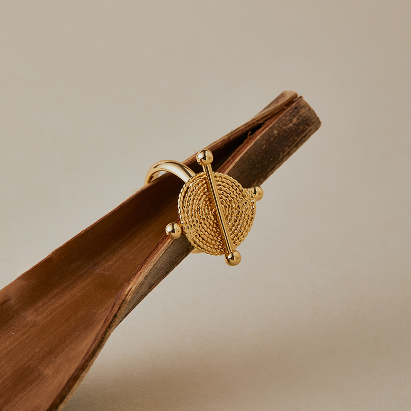 希朗-重工保色戒指开口设计宽面复古chic风欧美个性食指戒商务款详情13