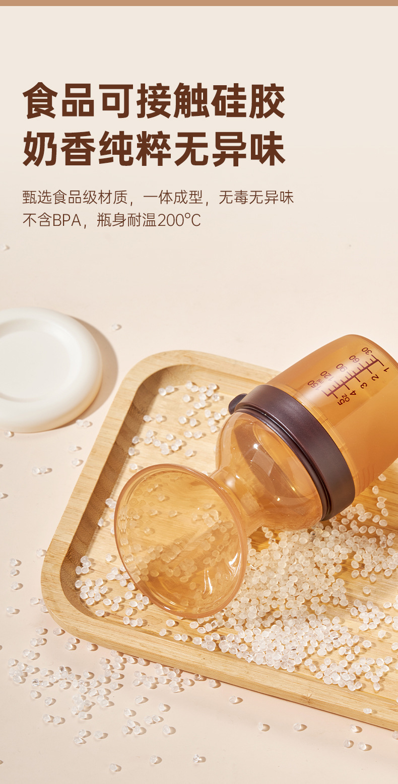 英文盒装硅胶吸奶器免手扶母乳收集器手动吸奶器防溢集奶器批发详情10