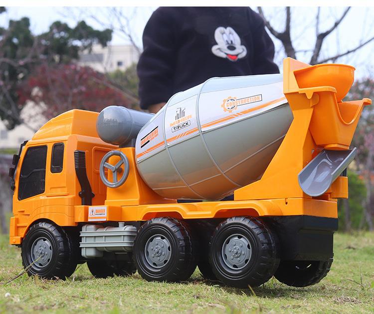 超大翻斗车搅拌车大卡车工程车男孩水泥车汽车自卸车儿童男童玩具详情14