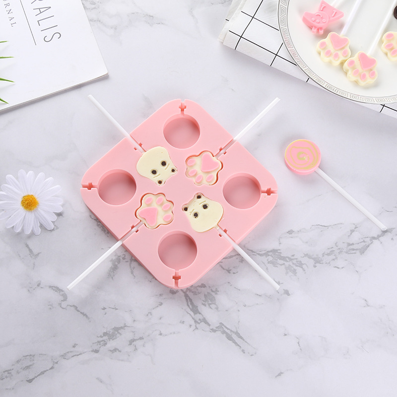 Candy, chocolate, lollipop molds, silicone cartoon series candy molds, diy hand-baked epoxy resin molds pic 19