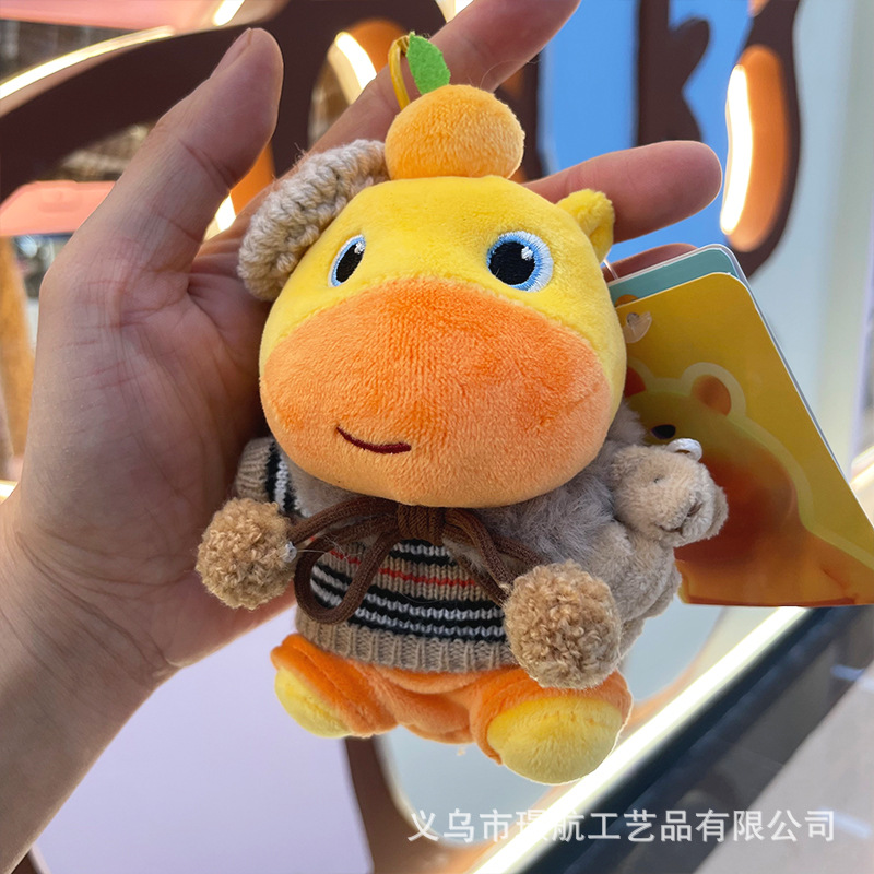 【 Authentic 】 Original secondary costume water Dolphin Lulu plush doll bag Pendant, Little Red Book Internet celebrity doll pic 9