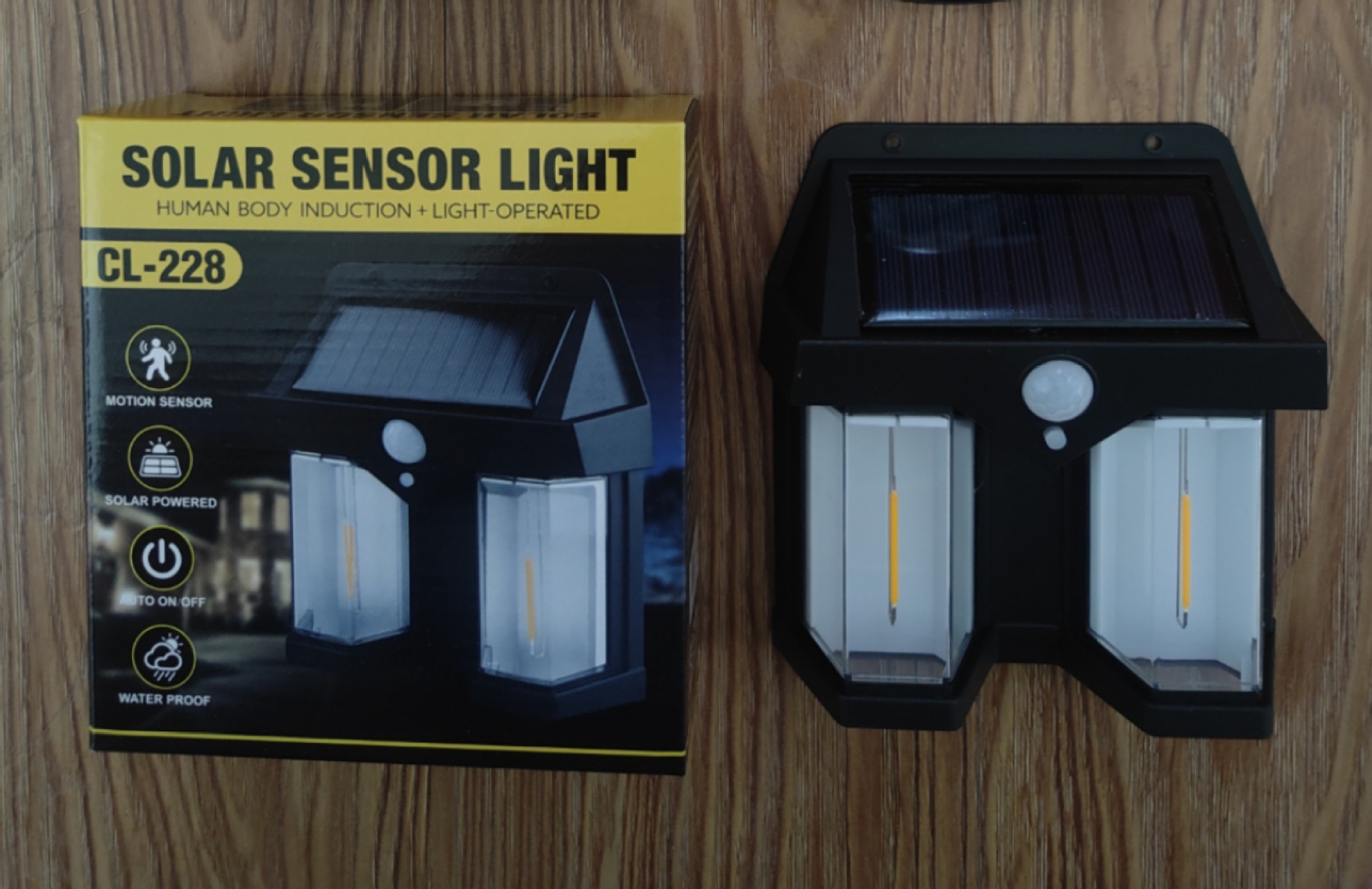 Cross-border new outdoor solar lamps, tungsten filament wall lamps, courtyard sensor lamps, garden villa night lights, lighting, waterproof pic 15