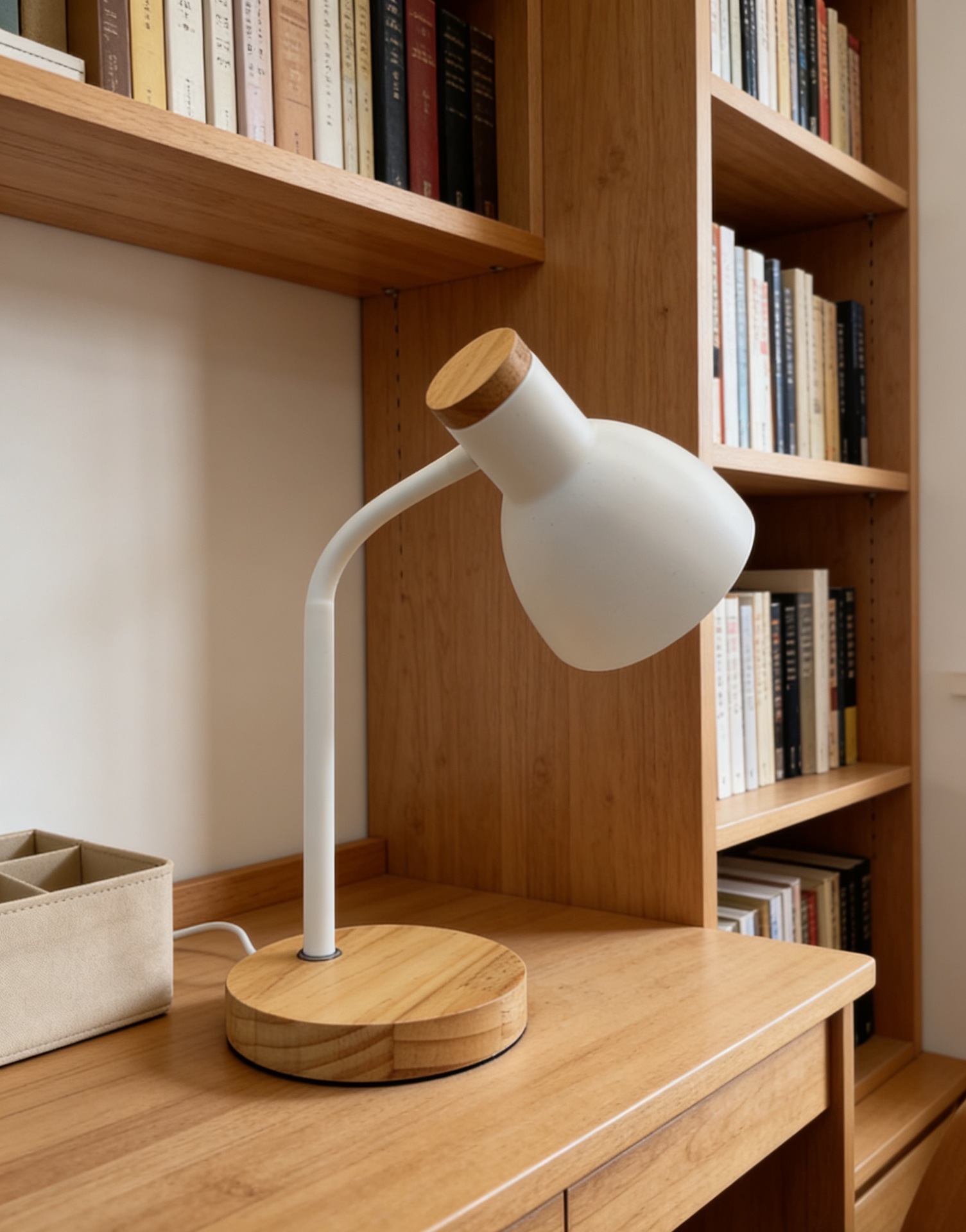 Nordic creative adjustable desk lamp, led eye-protecting desk, modern bedside decorative lamp for college student dormitory reading pic 1