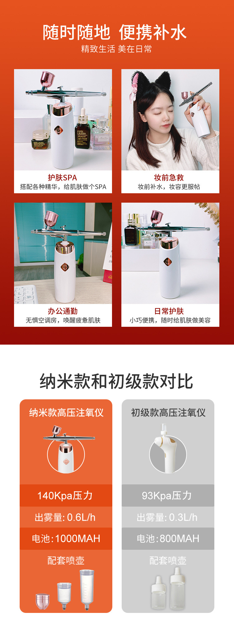 注氧仪手持家用高压喷枪补水喷雾仪水氧仪美容导入仪现货批发详情10