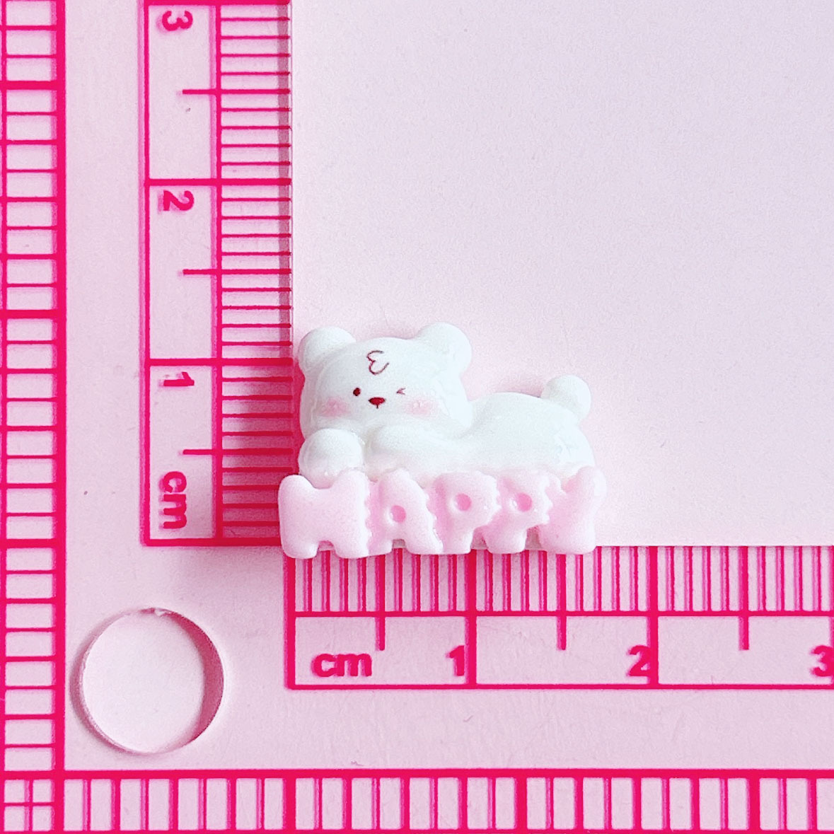 xn Lazy and Cute Little Bear happy Series diy Hair clip Accessories Decoration Handcrafted matching material patches pic 12