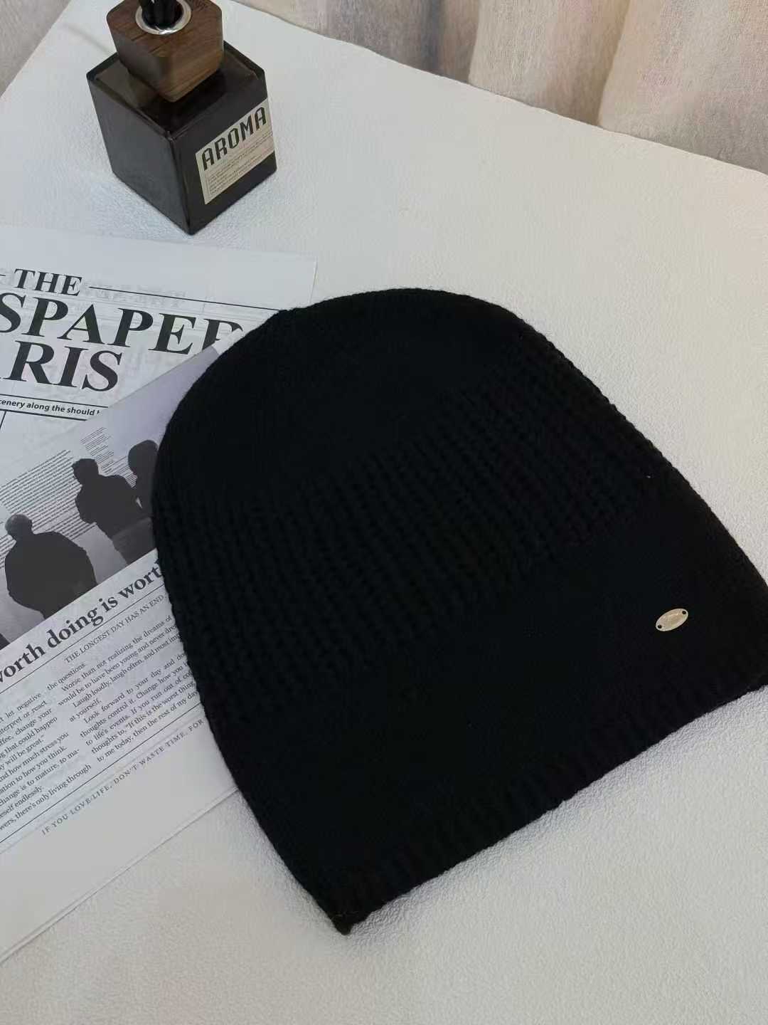 纯色针织帽子男士冬季大头围包头冷帽韩版百搭保暖毛线帽女显脸小详情9