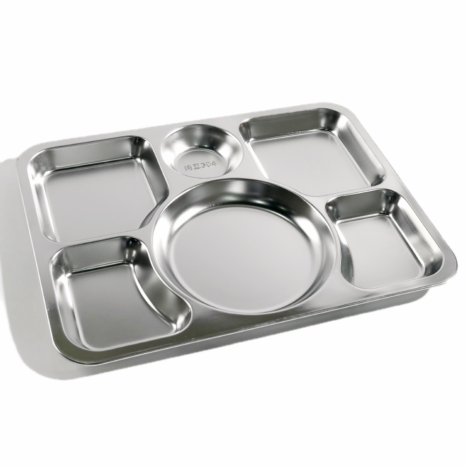 方形304不锈钢快餐盘食堂餐盘餐厅学生专用分格盘子食品级商用盘详情15