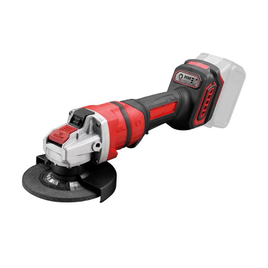 Bison Baisen Machinery Foreign Trade Dewei model rechargeable Angle grinder, Angle grinding machine, lithium battery tools, high-power speed-regulating cutting machine sanding pic 4