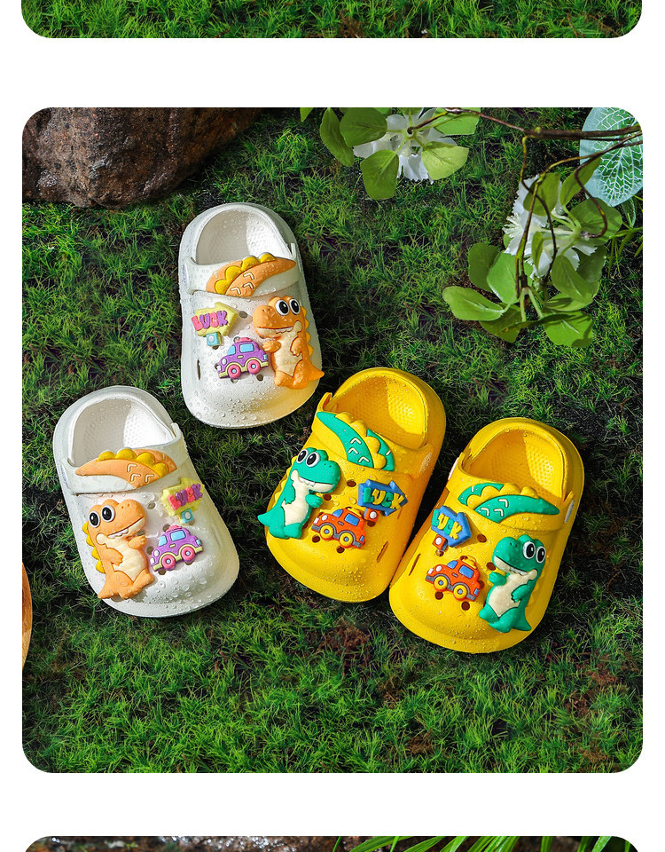 儿童凉拖鞋夏季卡通小男孩软底防滑男童包头中小童包头宝宝洞洞鞋详情13