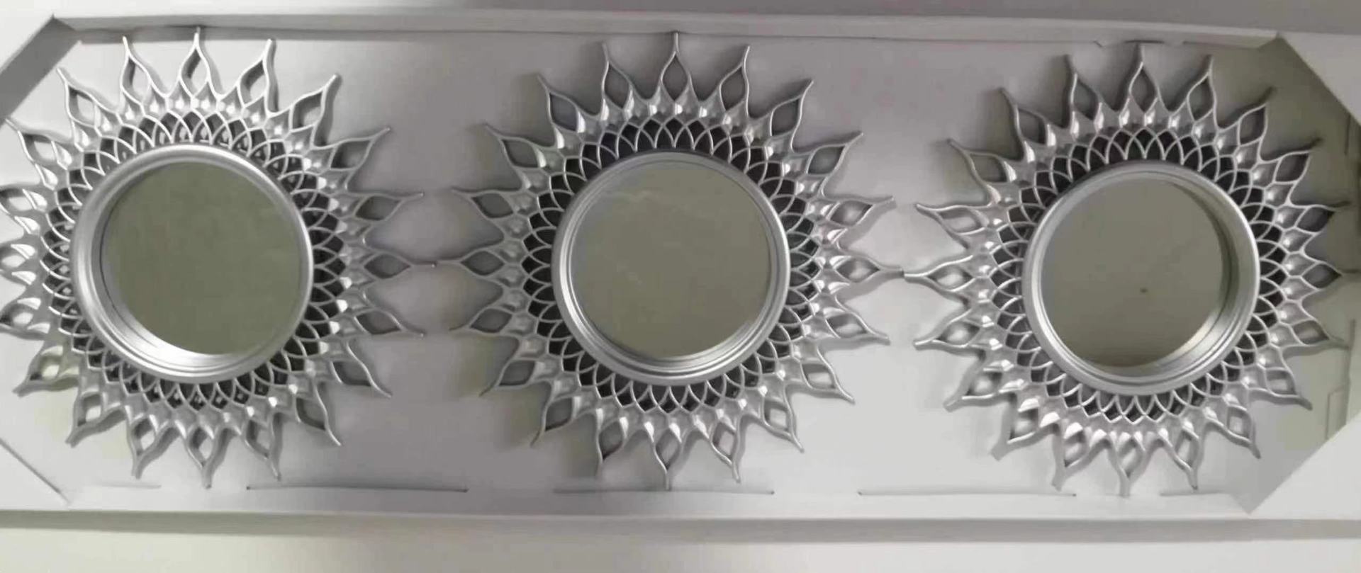 European-style sunglasses, wall-mounted mirrors, living room, bathroom, dining room, home decoration and arrangement, entrance hall, wall decoration mirrors pic 9