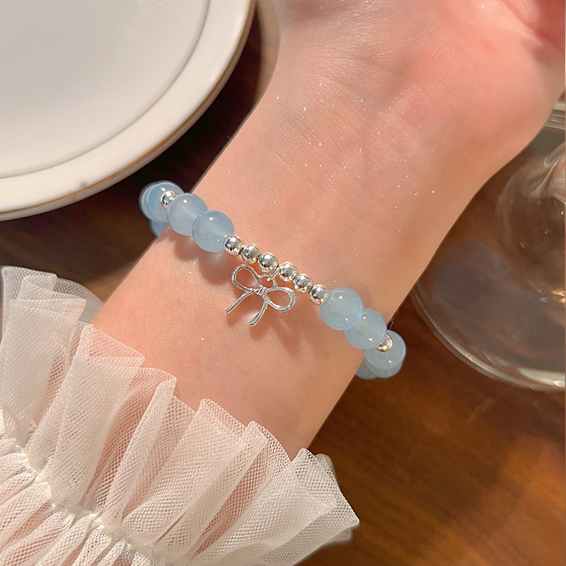 S925银新中式珍珠手链女简约大气高级感小众设计2025新款手饰详情2