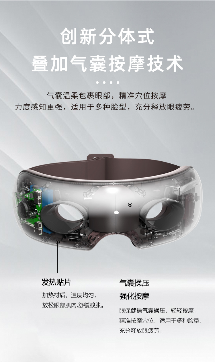 JA-E1家用多功能便携式可视化眼部按摩器详情6