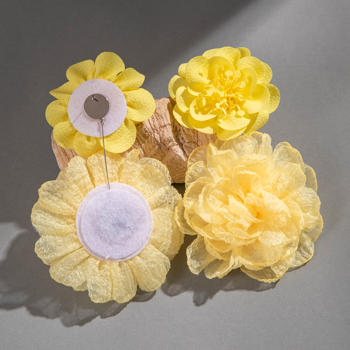 欧美跨境饰品时尚不规则立体花朵设计耳饰夸张彩色烤漆花瓣耳环详情16