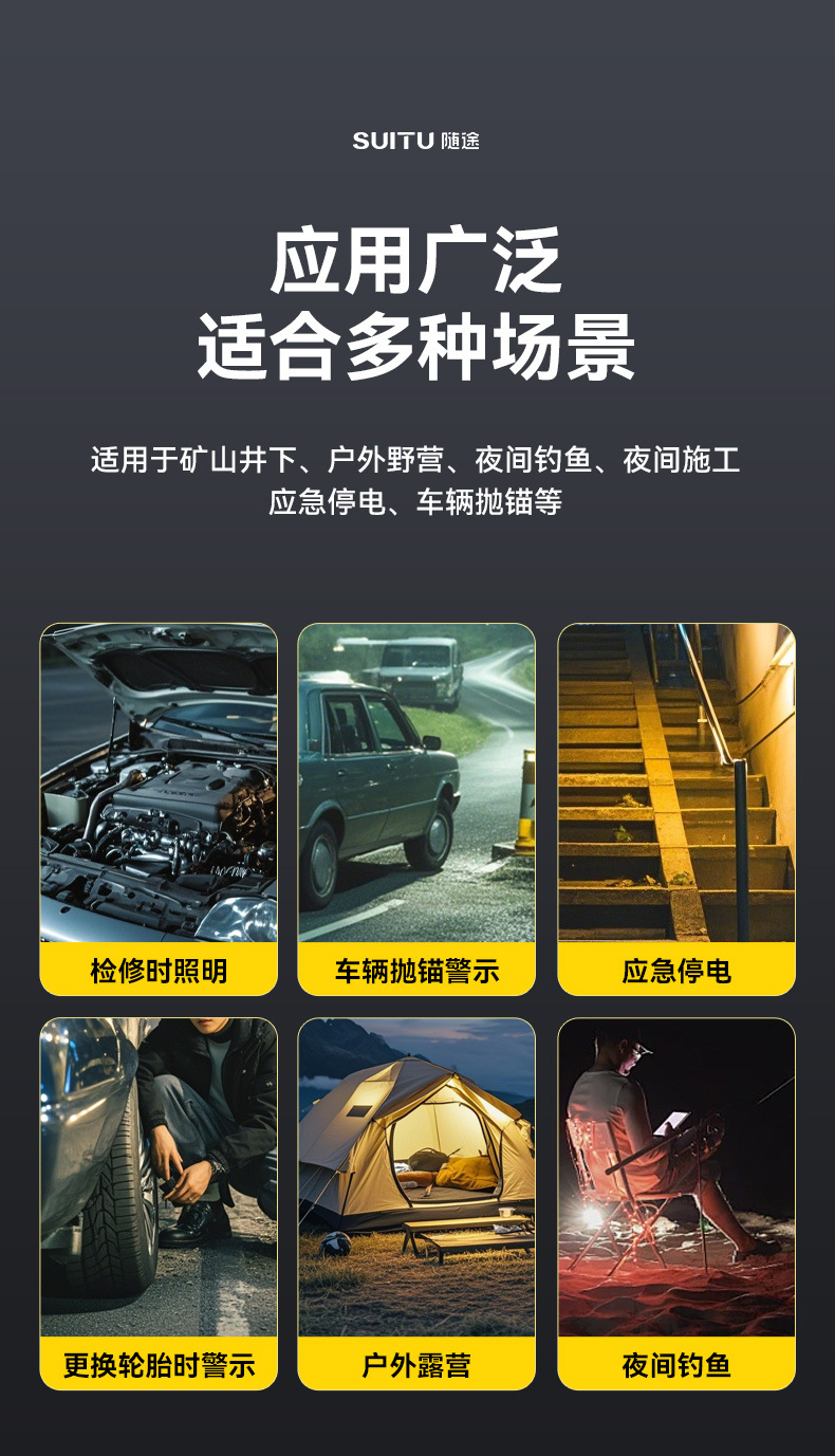Vehicle-mounted warning frame, car traffic warning sign, vehicle tripod, solar reflective triangular sign, emergency light warning pic 11