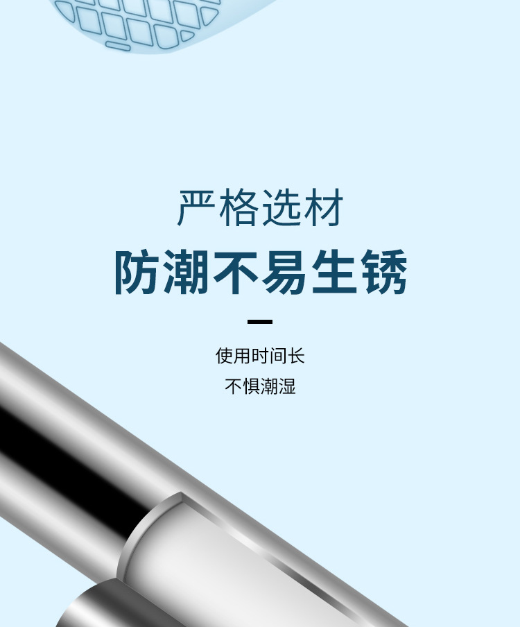 窗帘杆免打孔晾衣杆不锈钢挂浴帘杆伸缩杆衣柜撑衣杆卧室隔伸缩杆详情15