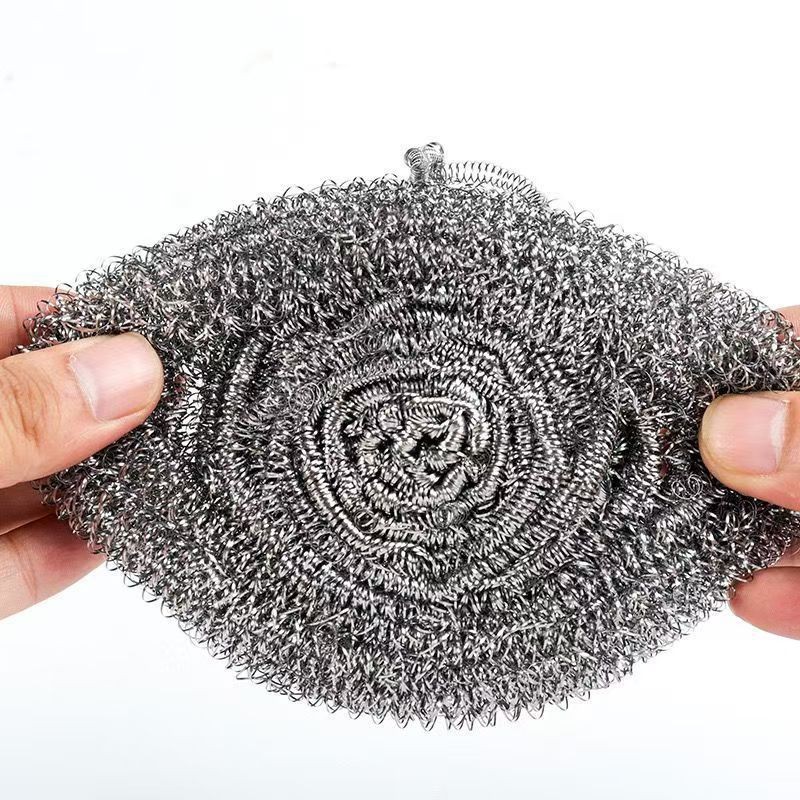 家用6个装180克大号不锈钢清洁球洗碗钢丝球厨房清洁不锈清洁刷详情5