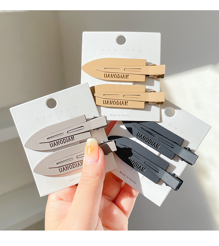 白鹿同款无痕发夹女侧边前额刘海边夹小卡子化妆发卡鸭嘴夹子头饰详情42