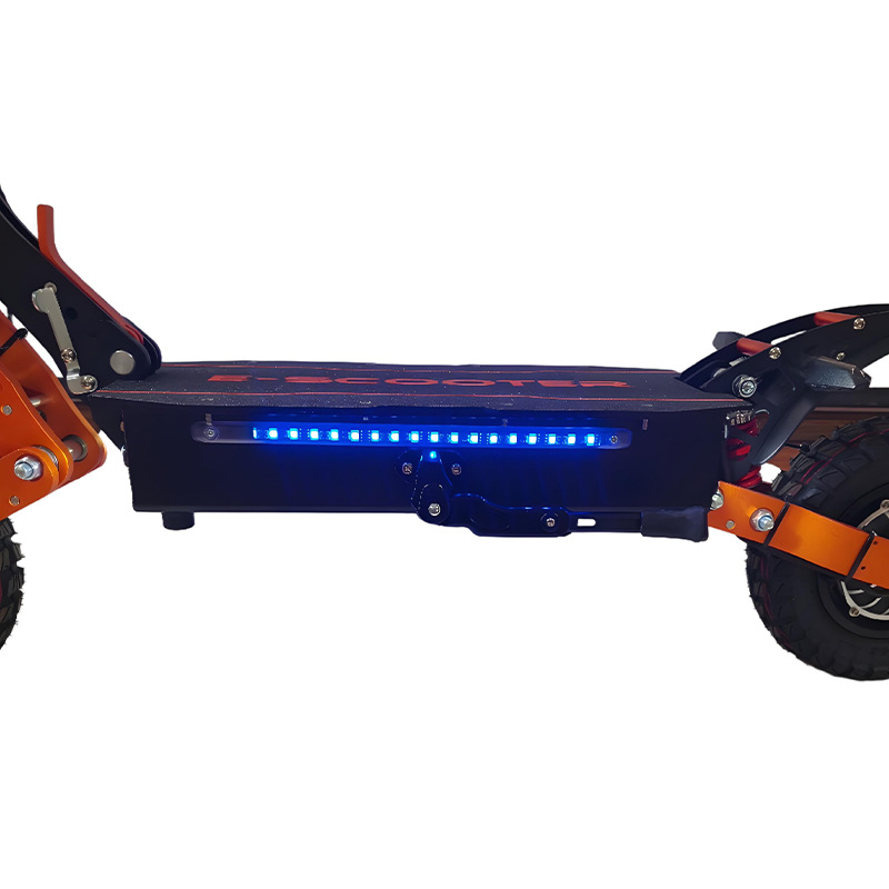 跨境专供2400W双驱越野电动滑板车成人长续航折叠代步踏板车详情5