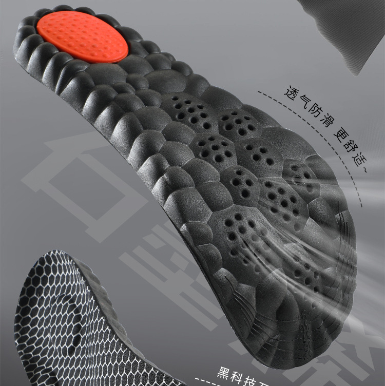 Graphene insoles with 3A-level anti-odor, antibacterial and deodorizing properties for basketball, badminton, leisure sports, high elasticity, shock absorption, breathability and sweat absorption pic 4
