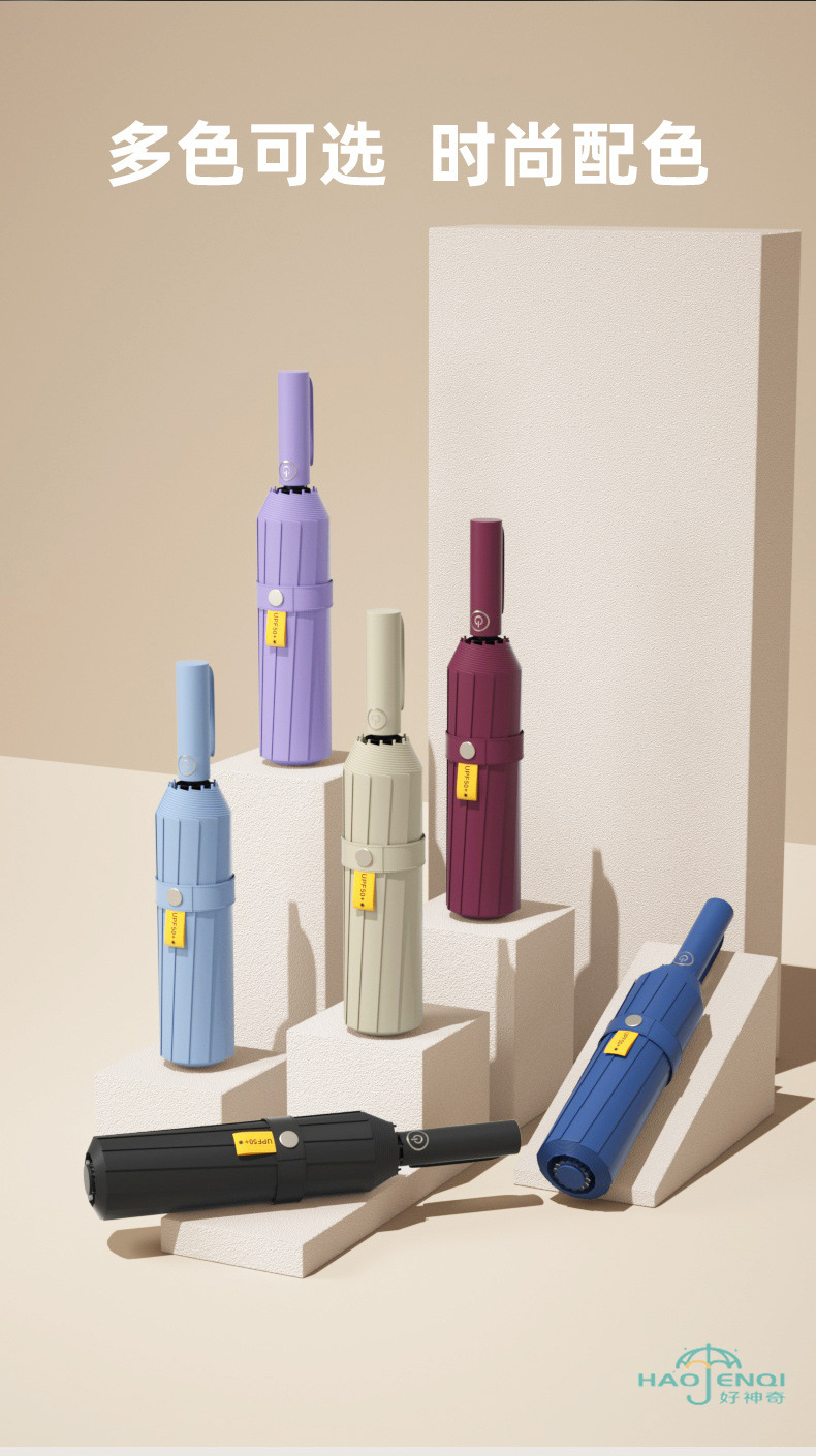 工厂批发加大男士自动雨伞自动伞晴雨伞加大加厚加固太阳伞遮阳伞详情13