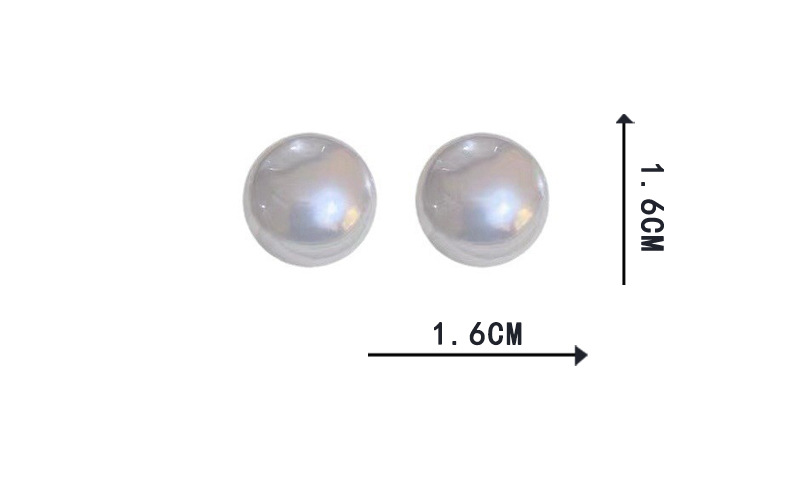 The popular Hepburn style French style high-end large pearl stud earrings on Xiaohongshu are simple and niche necklaces for autumn and winter pic 53