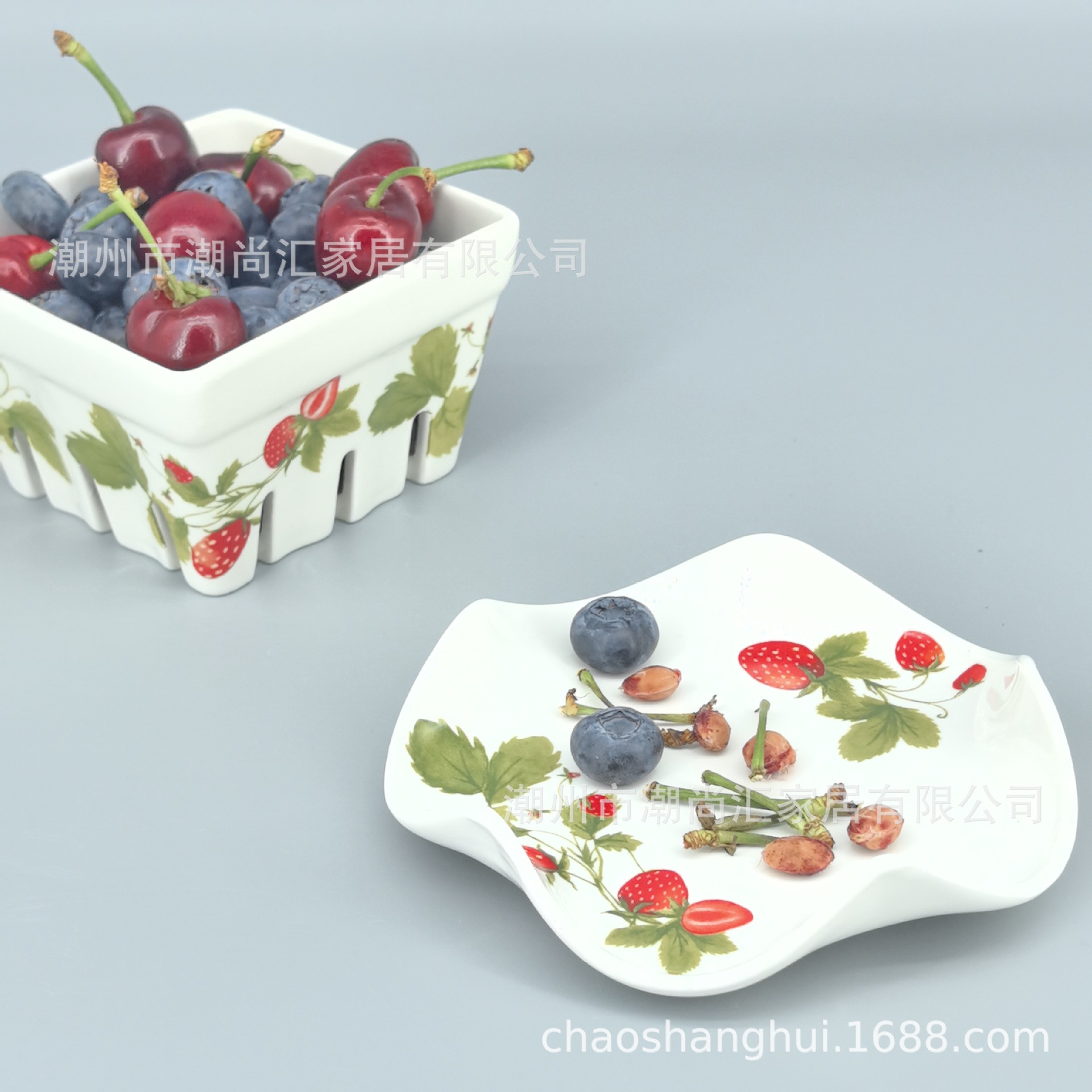 陶瓷勺托搁勺器家居厨房陶瓷花瓣形汤勺架小菜碟西餐餐具托首饰盘详情4