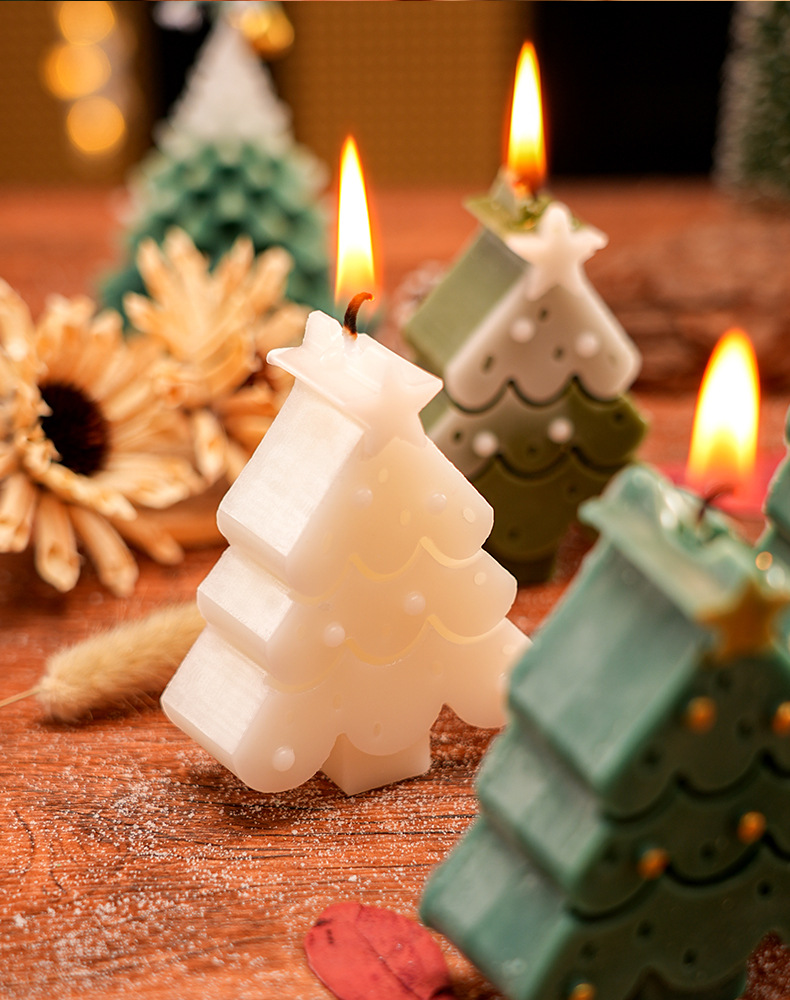 圣诞节香薰蜡烛创意圣诞树氛围感香氛蜡烛摆件浪漫圣诞伴手礼物详情16