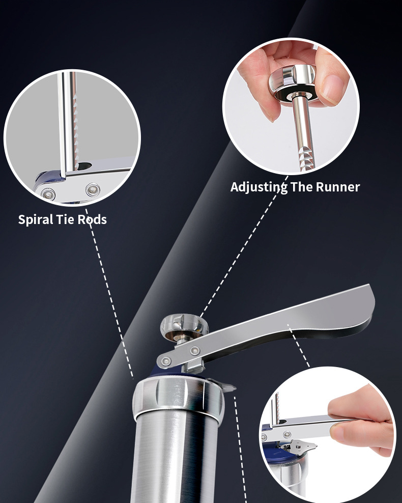 Cookie mold gun, baking tool, aluminum alloy piping nozzle, 20 pieces of sheet, bean melting and flower squeezing bag set, baking pic 10