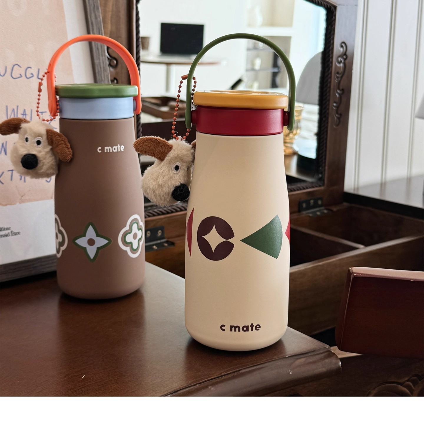 2025新款水杯316陶瓷内胆保温杯女士高颜值吸管杯咖啡杯外出携带详情12