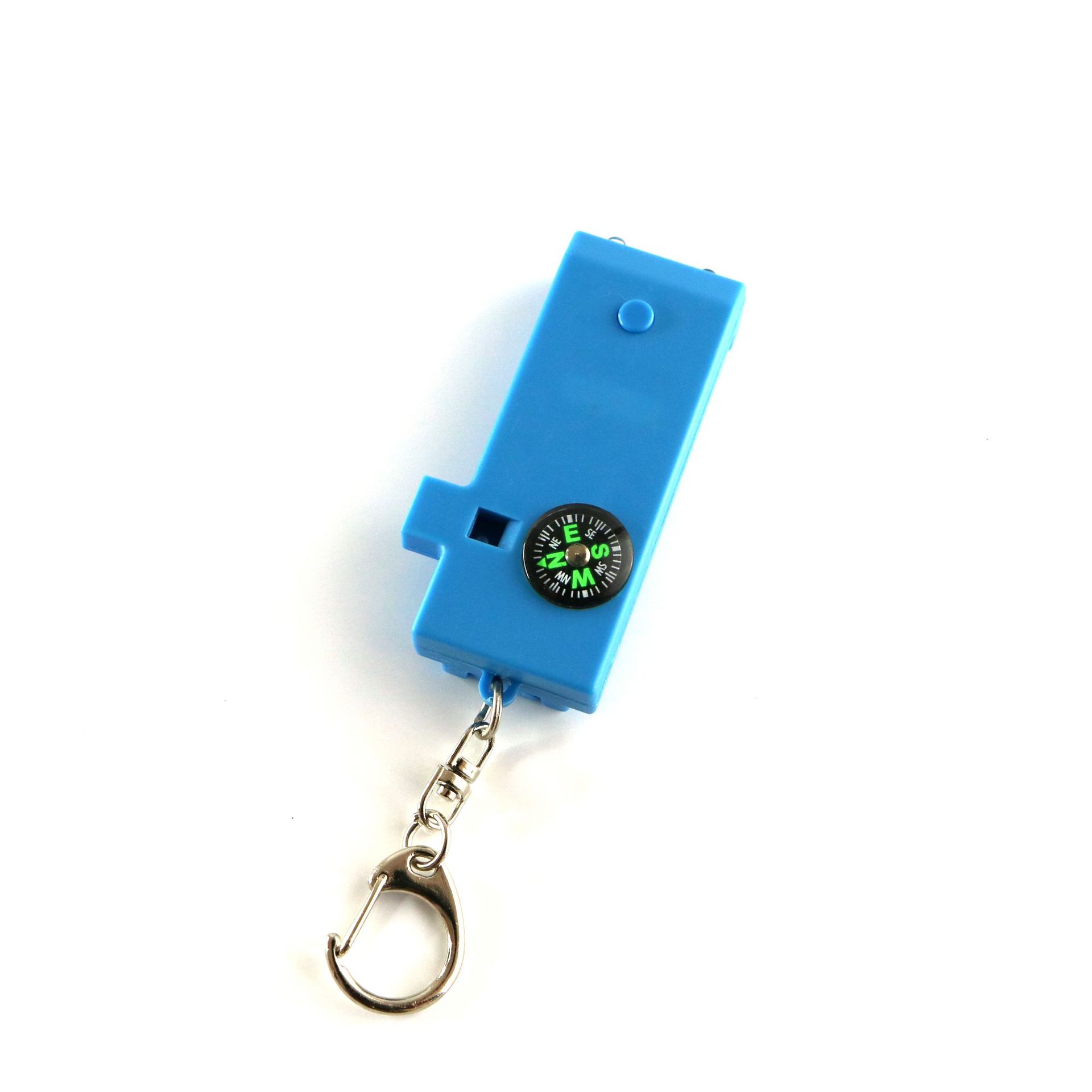 Outdoor five-in-one multi-functional whistle, survival whistle, rescue whistle with LED light, telescope, compass, 5-in-1 pic 23