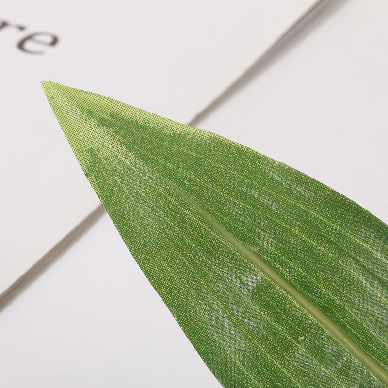 厂家直销仿真胶片丝印百合叶摄影道具橱窗摆件家居装饰现货批发详情6