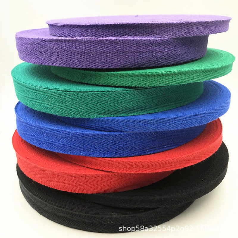 全新料丙纶PP600D幼坑纹美国纹织带现货箱书背包肩带提手切割加工详情7