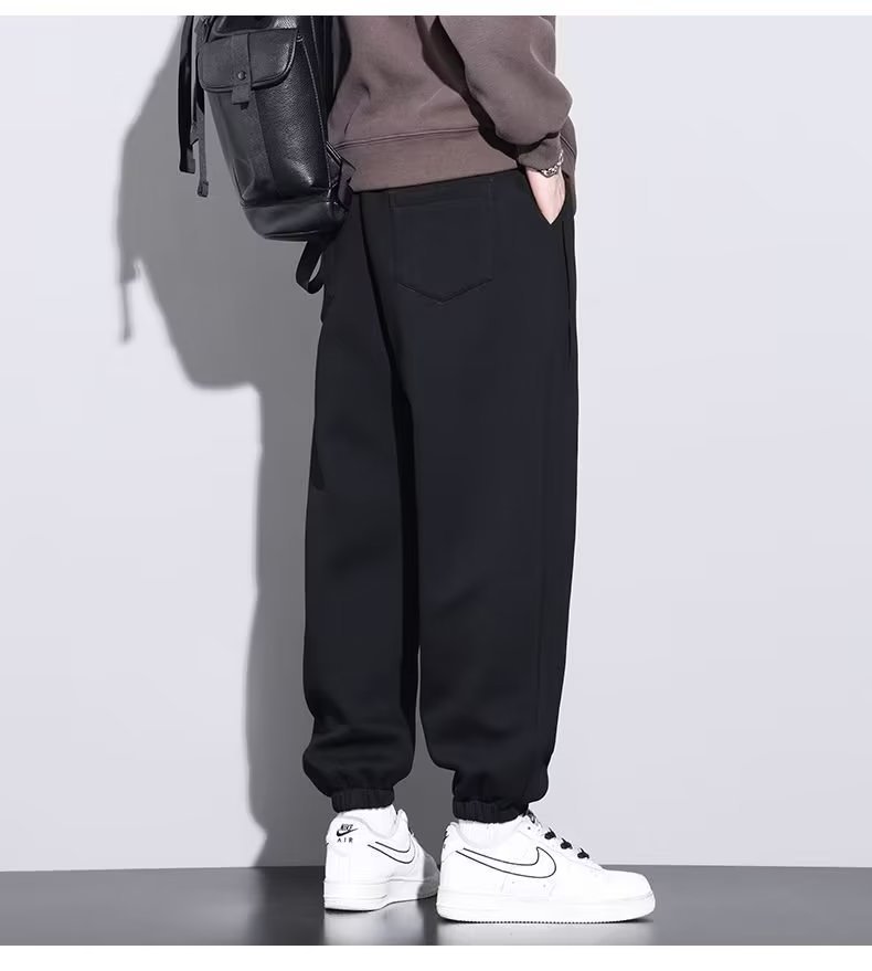 男士运动裤子休闲裤卫裤时尚男裤春夏季百搭宽松哈伦休闲束脚裤详情8