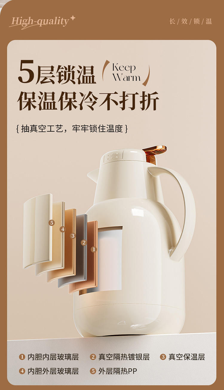 迪士尼保温壶家用大容量热水瓶茶瓶办公室宿舍热水壶暖壶保温水壶详情21