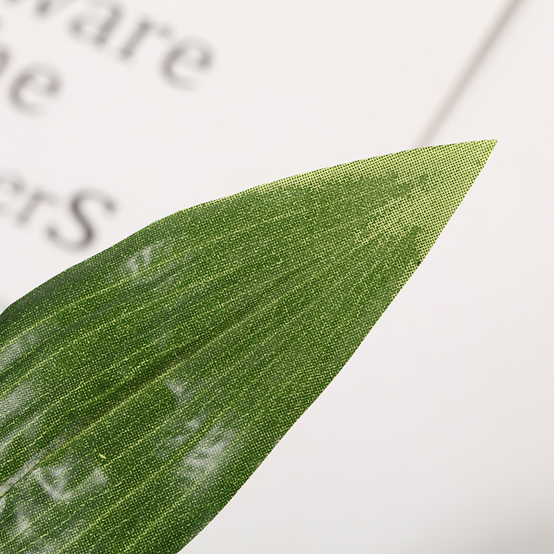 厂家直销仿真胶片丝印百合叶摄影道具橱窗摆件家居装饰现货批发详情5