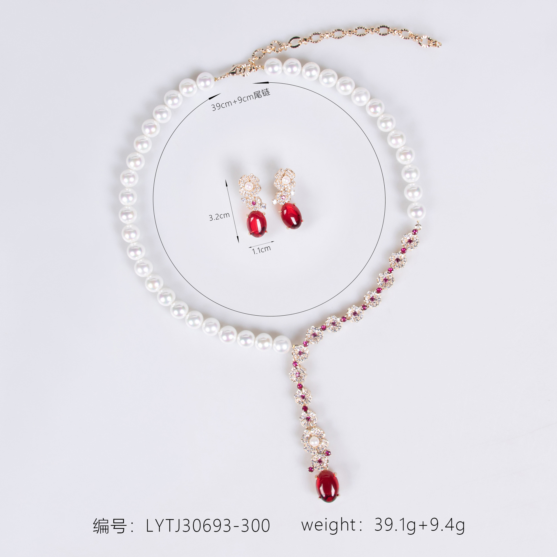 Liangya Liren Flower Pearl Necklace, artistic and retro petal Baroque pearl necklace, high-end dress accessory pic 2