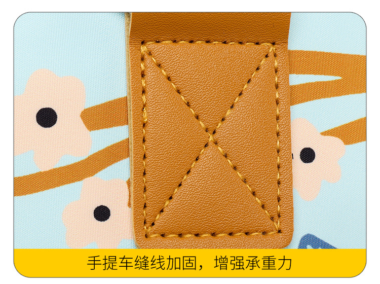 印花大容量外出双肩包时尚女背包婴儿奶瓶保温跨境热销母婴妈妈包详情33