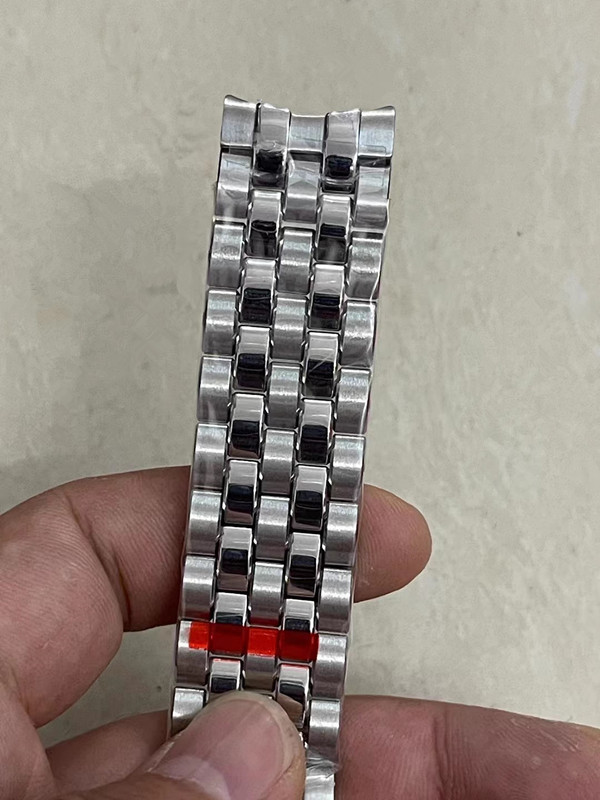 适用万-国飞行员梯形钢带手表带快拆表链实心不锈钢316折叠扣20详情14