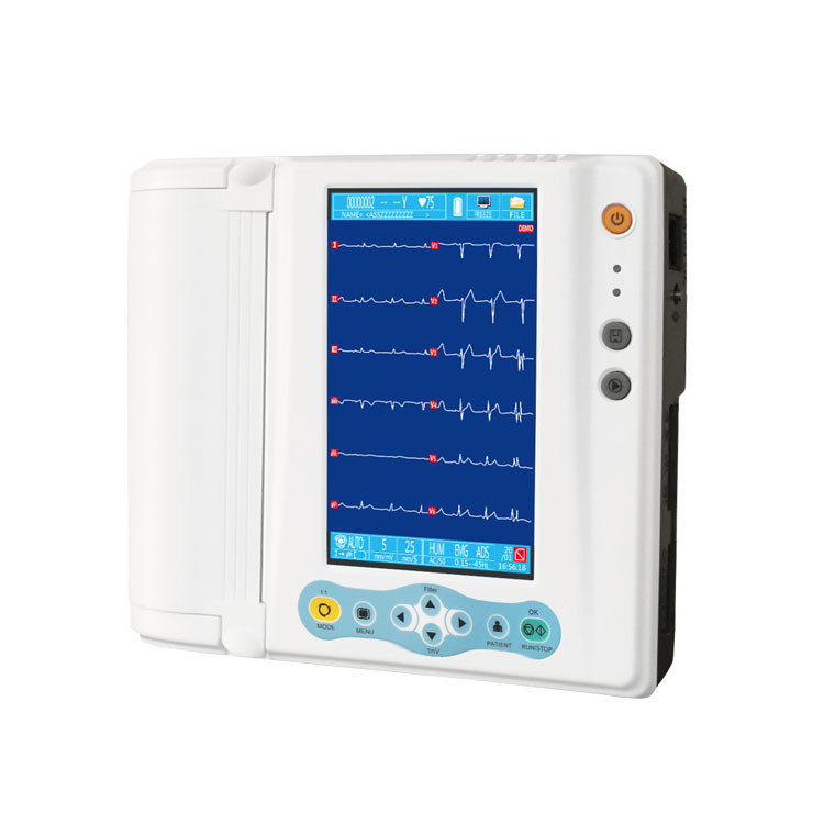 Cross-border exclusive supply ECG5512G electrocardiogram machine, 12-lead touch screen LCD display, 12-channel standard electrocardiogram machine pic 7