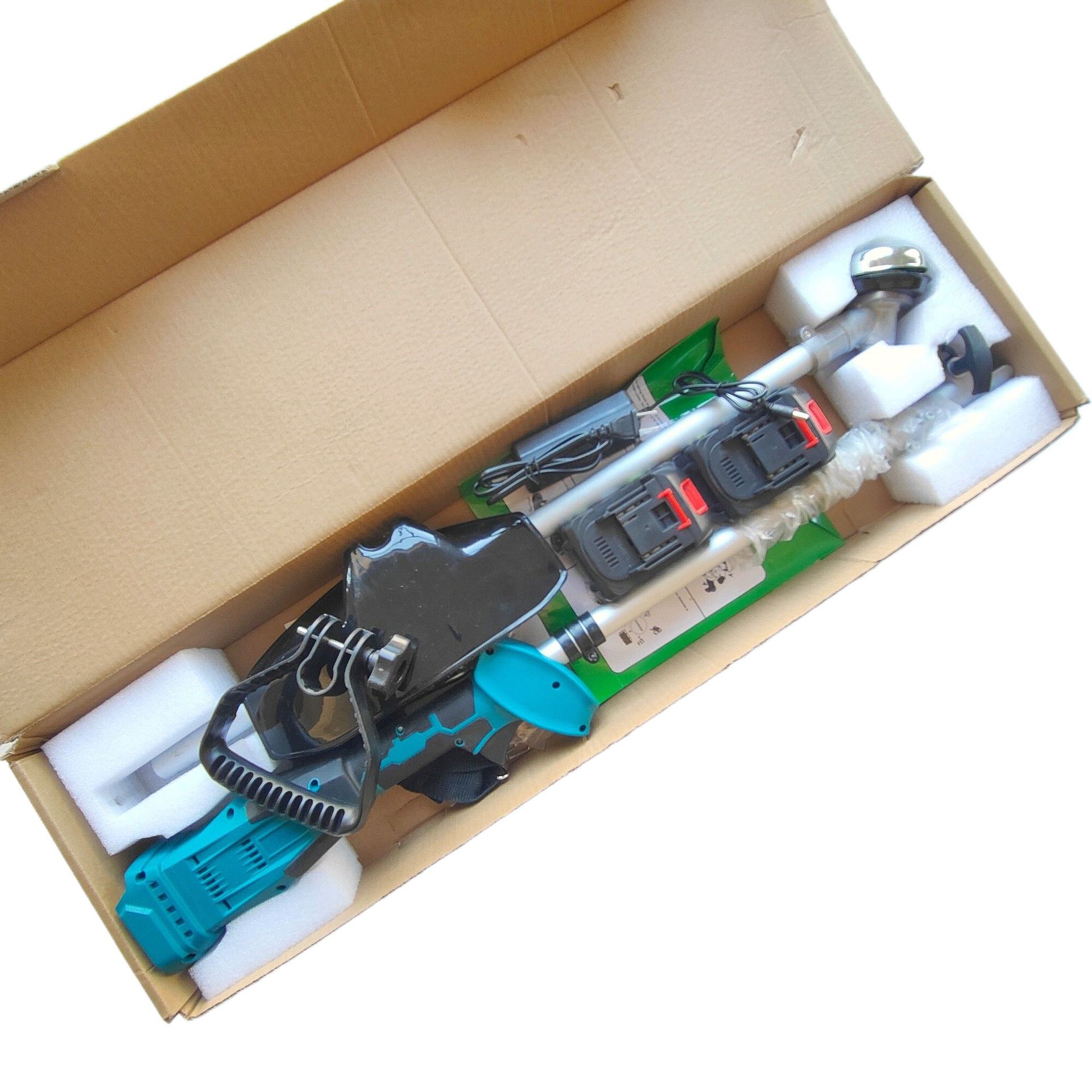 大功率10寸无刷电动割草机充电式除草背负式多功能小型农用打草机详情6