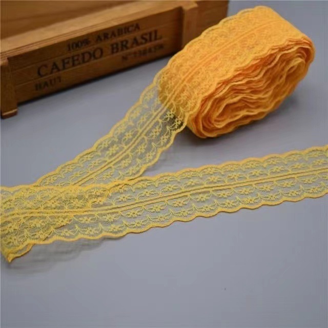 【40 Colors 】 Double-sided non-elastic lace trim, DIY clothing, curtains, sofa sewing, lace trim accessories, 4.5CM pic 19